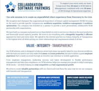 Collaboration Software Partners, LLC. video/presentation/materials