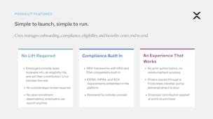 Crux Health video/presentation/materials
