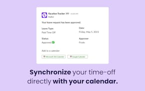 Vacation Tracker video/presentation/materials